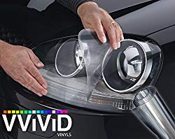 VViViD Clear Extra-Wide Headlight Protective Scratch-Proof Wet-Apply Tint Vinyl Wrap Film (60 Inch x 54 Inch Bulk roll)