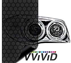 VViViD Hex+ Dark Smoke High Gloss Air-Tint Headlight (17.9″ x 60″)