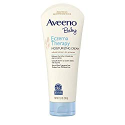 Aveeno Baby Eczema Therapy Moisturizing Cream with Natural Colloidal Oatmeal for Eczema Relief, 7.3 oz