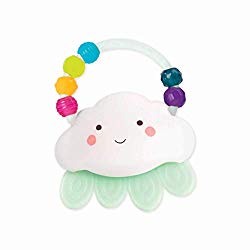 B. toys – Rain-Glow Squeeze – Light-Up Cloud Rattle for Babies 3 Months +