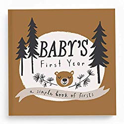 Baby Memory Book Baby Journal and Photo Album Baby Books First Year Memory Book Baby Memory Book of Firsts Little Camper Memory Book