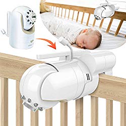 Baby Monitor Mount Bracket for Infant Optics DXR-8 Baby Monitor, Featch Universal Baby Cradle Mount Holder for Infant Optics DXR-8(Infant Optics DXR-8 Not Included.) …