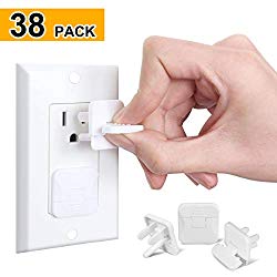 Baby proofing Outlet Plugs, PRObebi No Easy to Remove by Children Keep Prevent Baby from Accidental Shock Hazard, 38 Pack