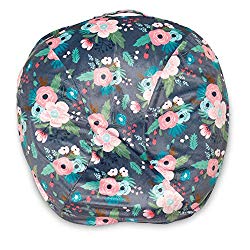 Boppy Boutique Newborn Lounger Cover, Gray Floral