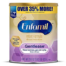 Enfamil Gentlease Sensitive Baby Formula Gentle Milk Powder, 29.1 ounce – Omega 3 DHA, Probiotics, Iron & Immune & Brain Support