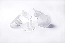 GE, Clear Child Safety, 30 Pack, Covers,Keep Children Safe, For Unused Electrical Outlets, Easy to Install, Guards Against Shocks, Plastic, 51175
