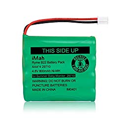 iMah Rechargeable Ni-MH AAA Size 4.8V 800mAh Battery 29580-10 29270-10 Compatible with Summer Infant Wide View 2.0 Baby Video Monitor 29580 29590 29610 29620 29630 29710 29740 29790 29940 36014 36034