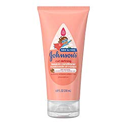 Johnson’s Curl Defining Tear-Free Kids’ Leave-in Conditioner with Shea Butter, Paraben-, Sulfate- & Dye-Free Formula, Hypoallergenic & Gentle for Toddlers’ Hair, 6.8 fl. oz