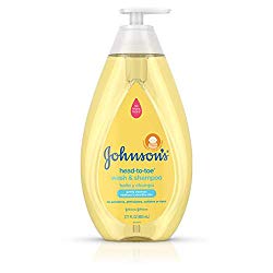 Johnson’s Head-To-Toe Gentle Tear- Free Baby Wash & Shampoo for Baby’s Sensitive Skin, 27.1 fl. oz