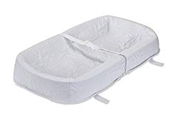 LA Baby Waterproof 4 Sided Cocoon Style Changing Pad, 30″ – Easy to Clean Quilted Cover W Non-Skid Bottom, Safety Strap, Fits All Standard Changing Tables/Dresser Tops for Best Infant Diaper Change