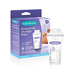Lansinoh Breastmilk Storage Bags, 50 count