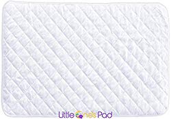 Little One’s Pad Pack N Play Crib Mattress Cover – 27″ X 39″ – Fits Most Baby Portable Cribs, Play Yards and Foldable Mattresses – Waterproof, Dryer Safe – Comfy and Soft Fitted Crib Protector