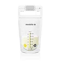 Medela Breast Milk Storage Bags, 100 Count, Ready to Use Breastmilk Bags for Breastfeeding, Self Standing Bag, Space Saving Flat Profile, Hygienically Pre-Sealed,  6 Ounce