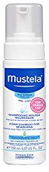 Mustela Foam Shampoo for Newborns, Baby Shampoo, Helps Prevent and Reduce Cradle Cap, with Natural Avocado Perseose, 5.07 Ounce
