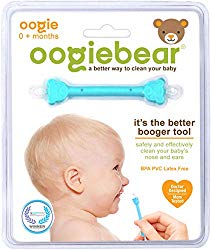 oogiebear – The Safe Baby Nasal Booger and Ear Cleaner; Baby Shower and Registry Essential Snot Removal Tool – 1 Count
