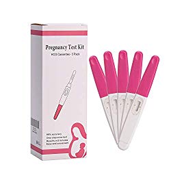 Pregnancy Test, Early Detection Pregnancy Test HCG Tests Pregnancy Testing 5Pack Home Urine Hcg Pregnancy Test Kit, Individually Wrapped