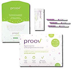 Proov at Home Progesterone Test Kit (7 PdG Test Strips) – Works Great with Ovulation Tests | Fertility Tracking Kit | Progesterone Test Strips, Track at Home Within 5 Minutes