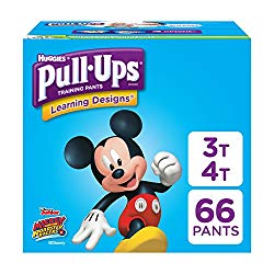 Pull-Ups Learning Designs Potty Training Pants for Boys, 3T-4T (32-40 lb.), 66 Ct. (Packaging May Vary)