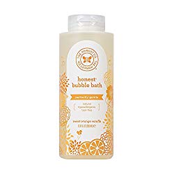 The Honest Company Everyday Gentle Sweet Orange Vanilla Bubble Bath | Tear-Free Kids Bubble Bath with Naturally Derived Ingredients and Essential Oils | Sulfate- and Paraben-Free | 12 Fl. Ounces