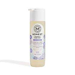 The Honest Company Truly Calming Lavender Shampoo + Body Wash | Tear Free Baby Shampoo + Body Wash | Naturally Derived Ingredients | Sulfate & Paraben Free Baby Wash | 10 Fl Oz (Pack of 1)