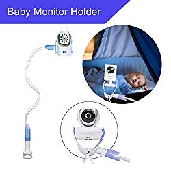 Universal Baby Monitor Wall Mount, Infant Baby Camera Holder, Baby Monitor Shelf, Baby Camera Stand for Crib Nursery Compatible with Most Baby Monitors