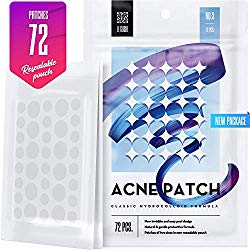 Acne Pimple Master Patch 72 dots – Absorbing Hydrocolloid Blemish Spot Skin Treatment and Care Dressing