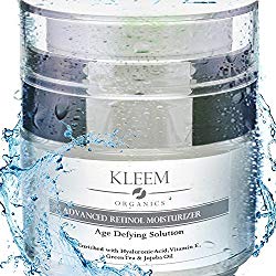 Anti Aging Retinol Moisturizer Cream: for Face, Neck & Décolleté with 2.5% Retinol and Hyaluronic Acid. The Best Night Anti Wrinkle Cream for Men and Women – Results in 5 Weeks