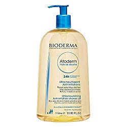 Bioderma Atoderm Body Wash Family (Women, Men and Kids) Moisturizing and Cleansing Shower Oil for Very Dry Sensitive Skin, 33.80 Fl Oz