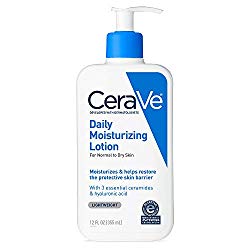 CeraVe Daily Moisturizing Lotion | 12 Ounce | Face & Body Lotion for Dry Skin with Hyaluronic Acid | Packaging May Vary