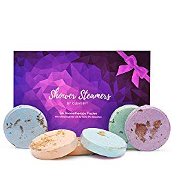 Cleverfy Shower Bombs Aromatherapy Birthday Gifts For Women – [6x] Shower Steamers With Essential Oils For Stress Relief | Great Gift For Mom Or As Spa Gifts For Women Who Have Everything
