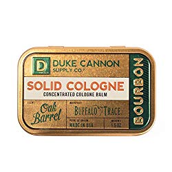 Duke Cannon Men’s Solid Cologne, 1.5oz. – Bourbon Trail (Buffalo Trace Bourbon Fragrance)