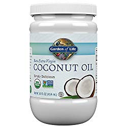 Garden of Life Organic Extra Virgin Coconut Oil – Unrefined Cold Pressed Plant Based Oil for Hair, Skin & Cooking, 14 Oz
