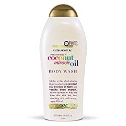 OGX Extra Creamy + Coconut Miracle Oil Ultra Moisture Body Wash, 19.5 Ounce