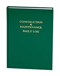 Construction & Maintenance Daily Log (7in. x 10in.)