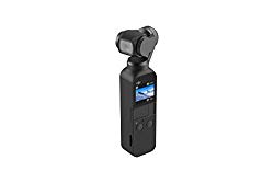 DJI Osmo Pocket Handheld 3 Axis Gimbal Stabilizer with integrated Camera, Attachable to Smartphone, Android (USB-C), iPhone