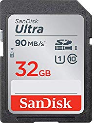 SanDisk 32GB Ultra SDHC UHS-I Memory Card – 90MB/s, C10, U1, Full HD, SD Card – SDSDUNR-032G-GN6IN