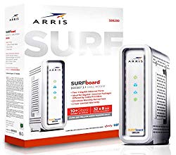 ARRIS SURFboard Docsis 3.1 Gigabit Speed Cable Modem, Approved for Cox, Spectrum and Xfinity, (SB8200 Frustration Free)