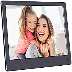 BSIMB Digital Picture Frame-Upgraded Digital Photo Frame 8 Inch 1024×768 Hi-Res Display Electronic Photo Frame with Remote Control/Motion Sensor M12