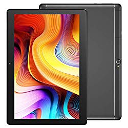 Dragon Touch 10 inch Tablet, 2GB RAM 32GB Storage, Quad-Core Processor, 10.1 IPS HD Display, Micro HDMI, Android 9.0 Pie Tablets Notepad K10 5G WiFi, Metal Body Black