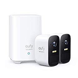 eufy Security, eufyCam 2C 2-Cam Kit, Wireless Home Security System with 180-Day Battery Life, 1080p HD, IP67, Night Vision, No Monthly Fee
