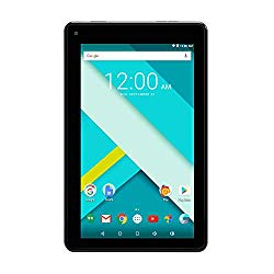 High Performance RCA 7 Inch 1GB RAM 16G Tablet Fast Quad Core Dual Camera Touch IPS Screen 1024 x 600 WiFi Bluetooth Android 7.0 Black (Renewed)