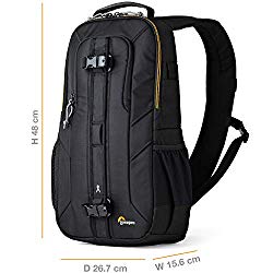 Lowepro LP36899PWW Slingshot Edge 250 AW – A Secure, Slim, Smart and Protective Sling for a Compact DSLR or DJI Mavic Pro/Mavic Pro Platinum,Black,9.06 x 4.72 x 8.27 in