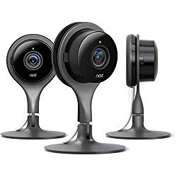 Nest Cam Security Camera 3 Pack Indoor Color: Black Style: Nest Cam Security Camera: 3 Pack, Model: NC1104US