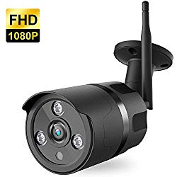 Outdoor Camera Wireless – 1080P WiFi Outdoor Security Camera, FHD Night Vision, A.I. Motion Detection, Instant Alert via Phone, 2-Way Audio, Live Video Zooms Function, Cloud Storage/Micro SD Card