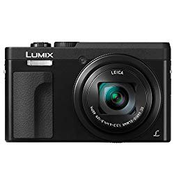 PANASONIC LUMIX DC-ZS70K, 20.3 Megapixel, 4K Digital Camera, Touch Enabled 3-inch 180 Degree Flip-front Display, 30X LEICA DC VARIO-ELMAR Lens, WiFi (Black)