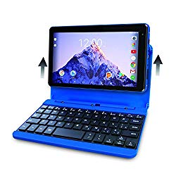 Premium High Performance RCA Voyager Pro 7″ 16GB Touchscreen Tablet With Keyboard Case Computer Quad-Core 1.2Ghz Processor 1G Memory 16GB Hard Drive Webcam Wifi Bluetooth Android 6.0-Blue