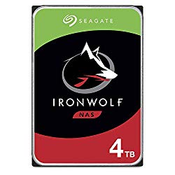 Seagate IronWolf 4TB NAS Internal Hard Drive HDD – 3.5 Inch SATA 6Gb/s 5900 RPM 64MB Cache for RAID Network Attached Storage – Frustration Free Packaging (ST4000VN008)