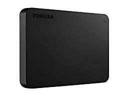 Toshiba Canvio Basics 2TB Portable External Hard Drive USB 3.0, Black (HDTB420XK3AA)