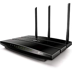 TP-Link AC1900 Smart WiFi Router – High Speed MU- MIMO Router, Dual Band, Gigabit, VPN Server, Beamforming, Smart Connect, Works with Alexa (Archer A9), Black