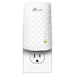 TP-Link AC750 WiFi Range Extender | Covers Up to 1500 Sq.ft and 32 Devices | Dual Band WiFi Repeater Up to 750Mbps | WiFi Booster to Extend Range of WiFi Internet Connection (RE220)